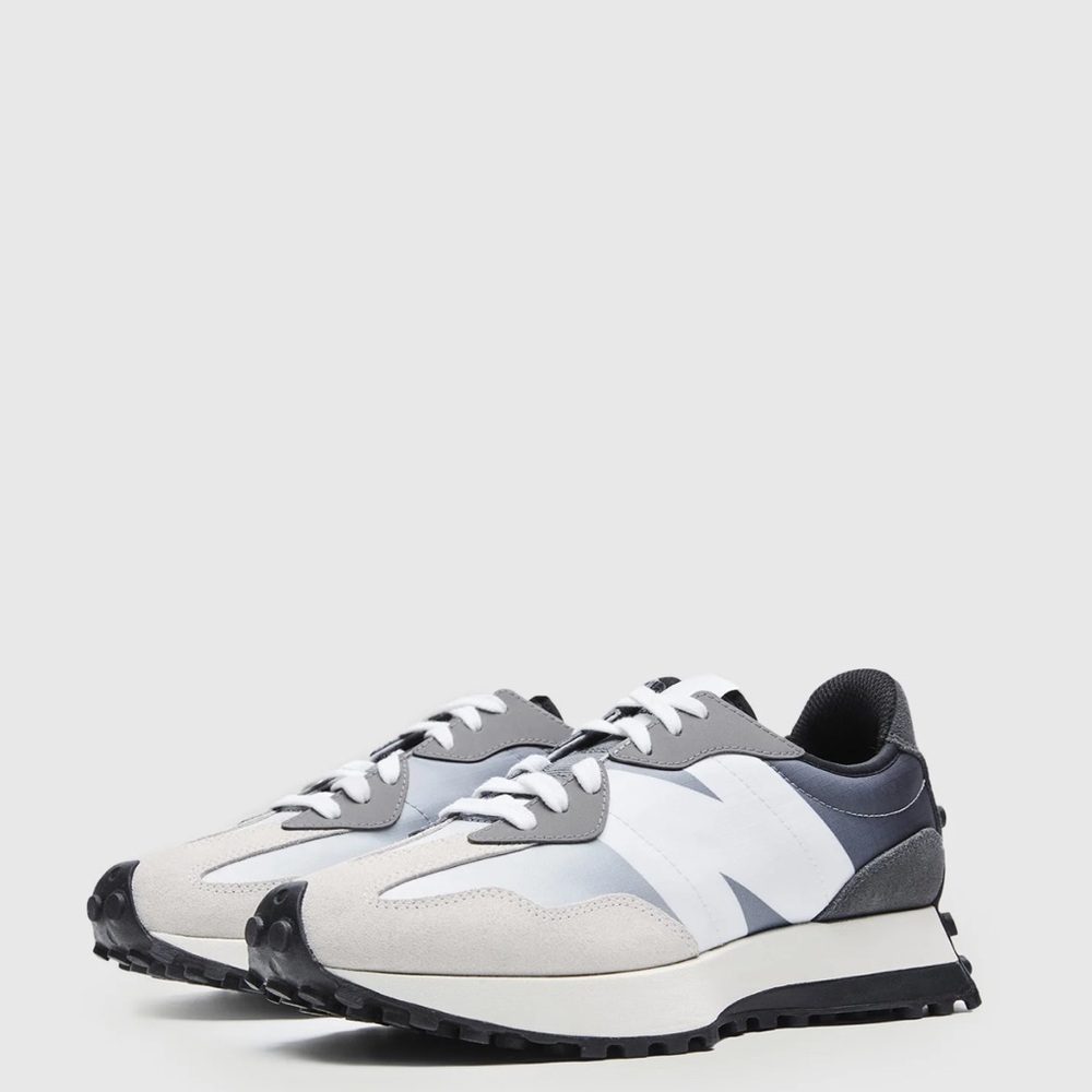 New Balance for FIGS 327 Ombre Gray Sneakers